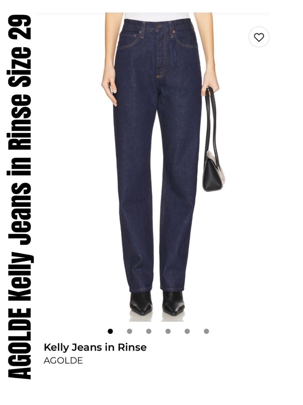 AGOLDE Kelly Jeans in Rinse Size 29
